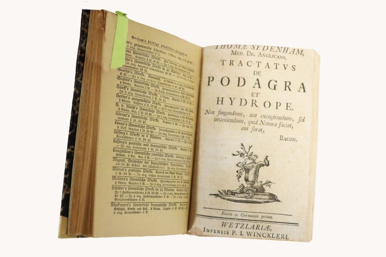 Tractatus de Podagra from the gout and rheumatism collection