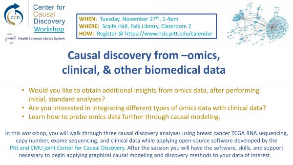 11/27 wksp: Causal Discovery