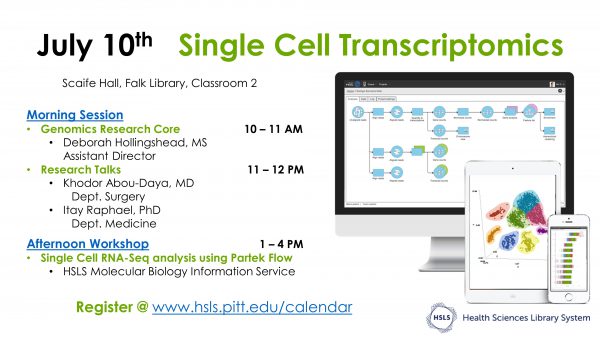 Single Cell Transcriptomics on July 10