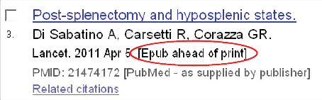 Citation marked as [Epub ahead of print]