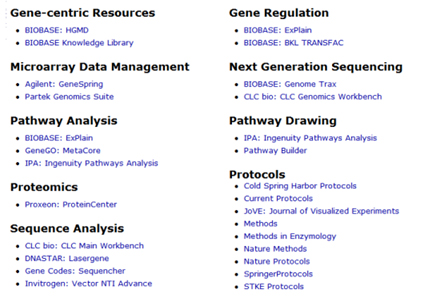 bioinformatics software