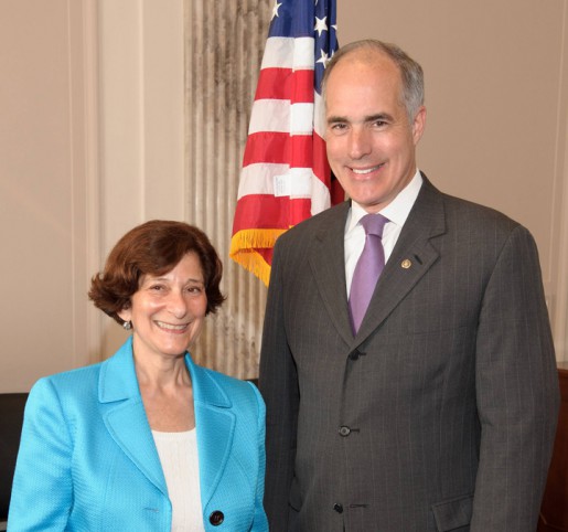 Barbara Epstein and Senator Casey