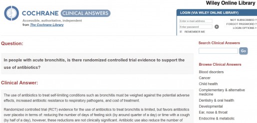 Cochrane Clinical Answers