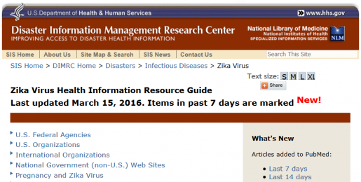 Zika virus info