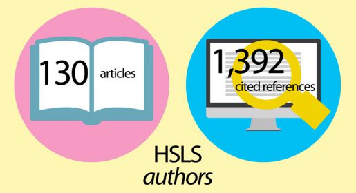 HSLS authors, 130 articles, 1392 cited references