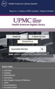 New Digital Library for UPMC – HSLS Update